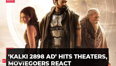 Prabhas-Amitabh starrer ‘Kalki 2898 AD’ releases; moviegoers react to the much-awaited Sci-fi film