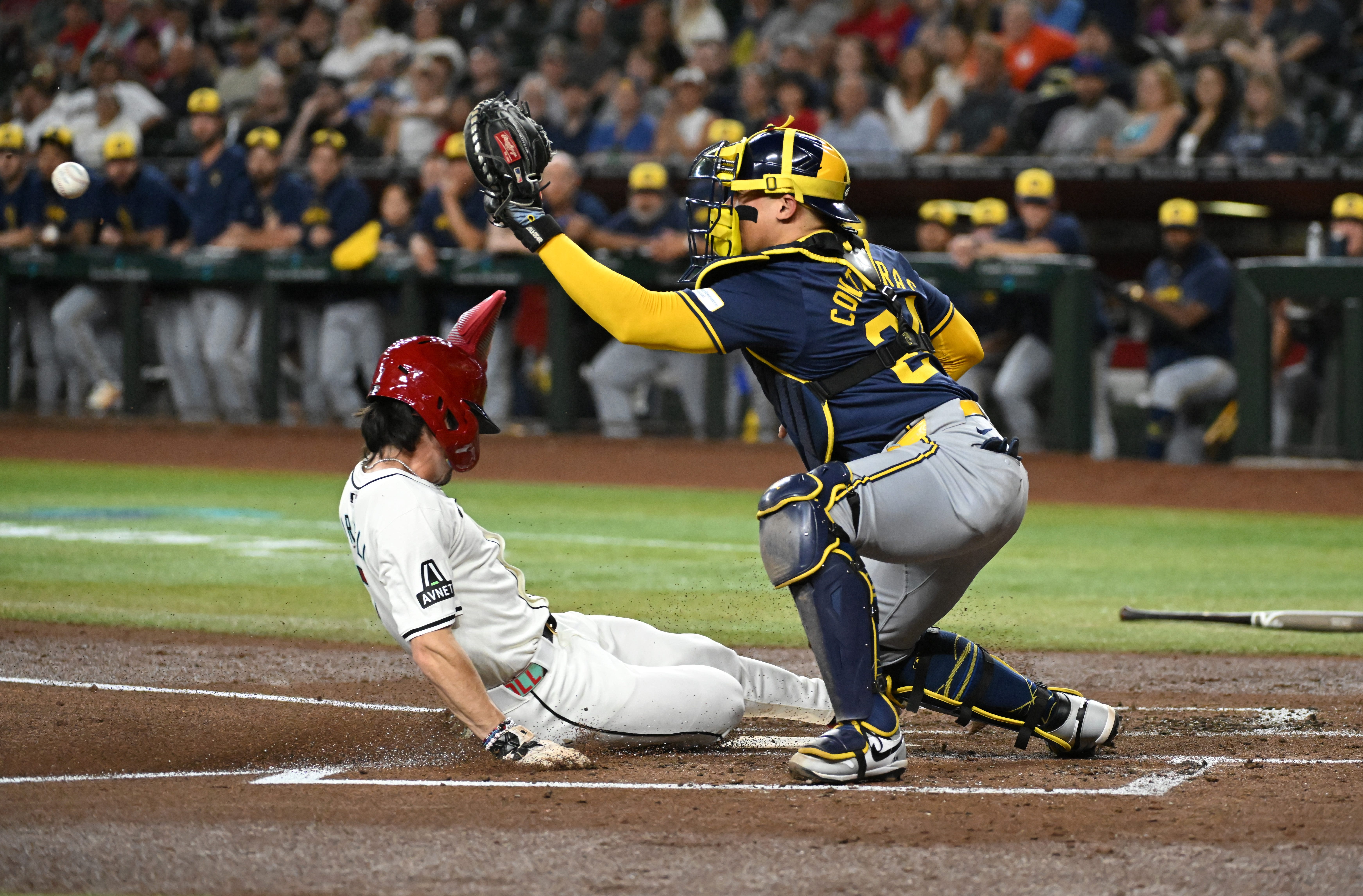 Arizona Diamondbacks fall to Brewers as wild-card position becomes a little shaky