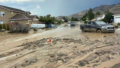 Family displaced in Hidden Valley after flash flood; more storms possible