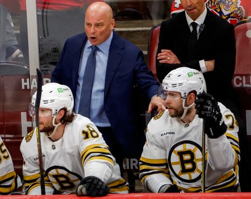 On Bruins’ offday, coach Jim Montgomery has no update on Brad Marchand but is determined to boost the sagging power play - The Boston Globe