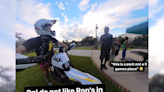 "This Is Not An X Games Place"- Electric Moto Rider Confronted