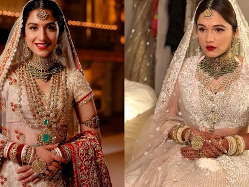Anant Ambani-Radhika Merchant wedding: Ambani bride wears sister Anjali’s jewellery for her big day