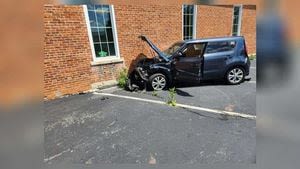 4 hospitalized after 4-vehicle crash in Miami County; SUV hits church’s wall