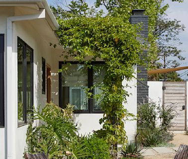 A Smaller Home Footprint Gave This Designer the Wiggle Room for a Pool and Side Yard Garden