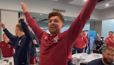 England rugby stars wildly celebrate dramatic Euro 2024 victory