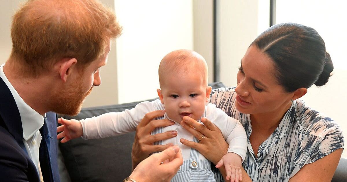 Harry and Meghan tipped to release new picture of Archie to mark his birthday