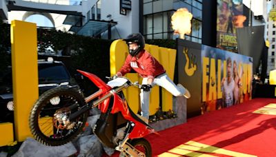 Hollywood stunt performers rev up 'Fall Guy' premiere