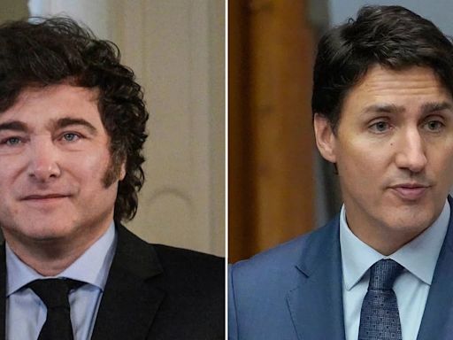 En EEUU, Javier Milei habló por videollamada con Justin Trudeau, el primer ministro de Canadá