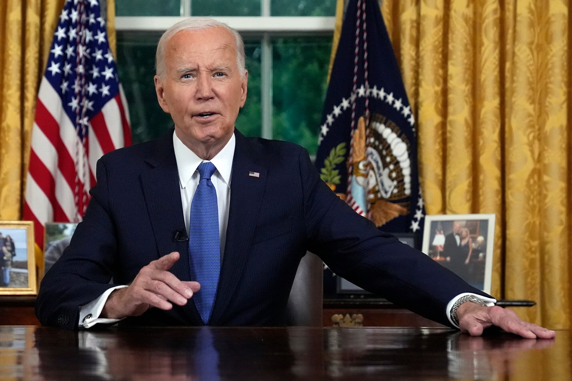 Biden Says Time for ‘Younger Voices’ in Oval Office Speech