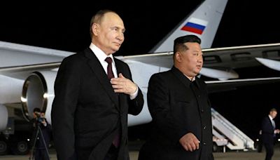 Russia’s Putin arrives in North Korea for rare trip as anti-West alignment deepens