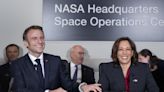 Macron y Harris sellan en la NASA una nueva era de cooperación en el espacio