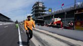 Pato O'Ward of the Arrow McLaren team goes out of his way to win over Indianapolis 500 fans