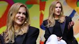 Nicole Kidman Does Businesswear in Black Lapel Blazer and White Pants for SXSW Sydney Conference 2023