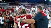Is Drake Stoops related to Bob Stoops? OU football WR the son of former Sooners coach