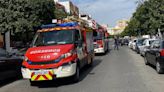 Estabilizado un incendio en una casa en la calle Comunidad Extremeña