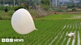 N Korea's trash balloons land on S Korea presidential compound