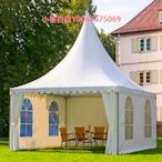 戶外歐式尖頂帳篷展會展銷車展活動帳篷定做大型婚禮婚慶篷房5米