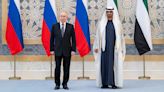 Putin realiza una rara visita a los Emiratos Árabes Unidos mientras se recrudece la guerra en Ucrania