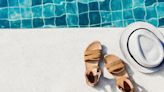 These pool sandals will help you avoid slips and falls in style