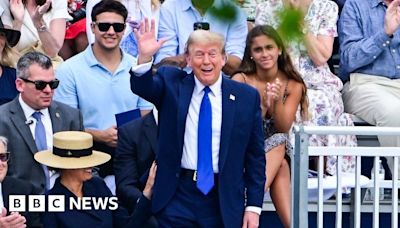 Donald and Melania Trump attend son Barron's graduation