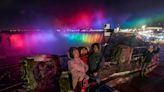 Niagara Falls at night in images