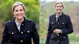 Sophie, Duchess of Edinburgh Pairs Military-inspired Jacket With Midi Skirt for Farm Visit