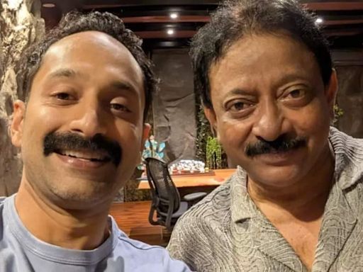 Ram Gopal Varma RESPONDS to netizens after his first click of Fahadh Faasil confuses them: 'For the Dumbos who believed the pic...' | Telugu Movie News - Times of India