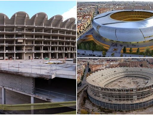 What happened to the abandoned 'ghost ground' once labelled the 'world's greatest stadium'