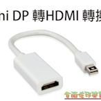 [佐印興業] Mini Display Port to HDMI 單向 螢幕 轉接線 轉換器 支持最高分辨率1080P