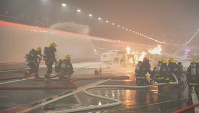 深中通道預計月底通車 廣東省多個部門舉行海陸空緊急救援演練