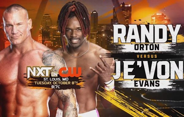 Je’Von Evans Reacts To Match With Randy Orton On NXT