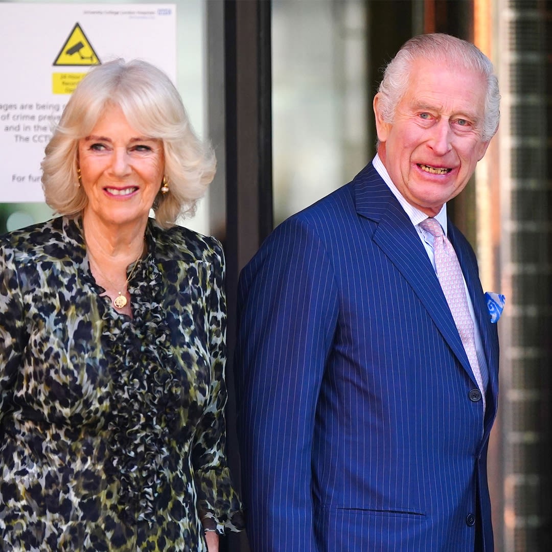 King Charles III and Queen Camilla Pulled Away From Public Appearance After Security Scare - E! Online