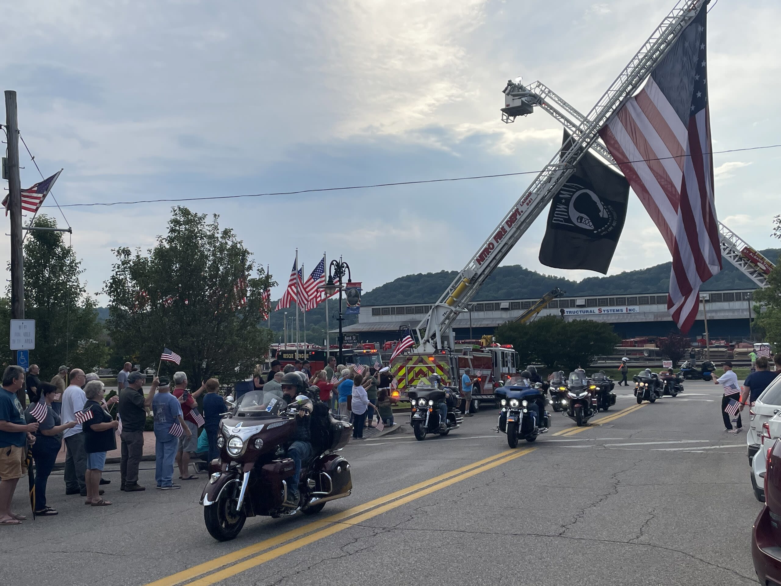 Bikers roll through West Virginia on way to D.C. in "Run for the Wall" - WV MetroNews