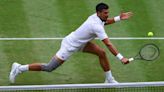 Why Novak Djokovic is wearing a grey knee brace at Wimbledon