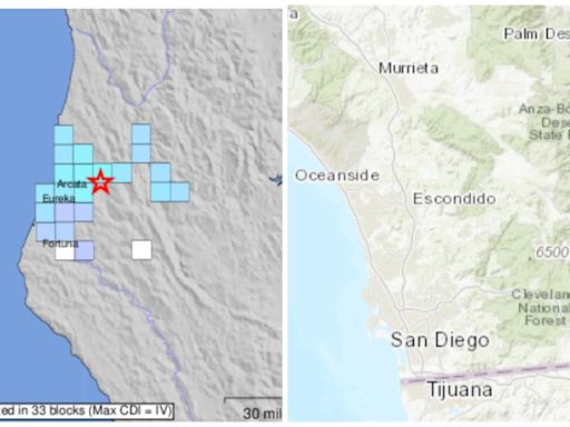 Reportan alta actividad sísmica en California