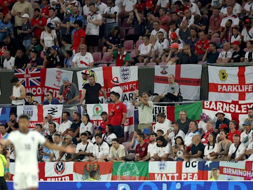 Watch: England Euro 2024 fans gather in Geneva to watch quarter-final against Switzerland