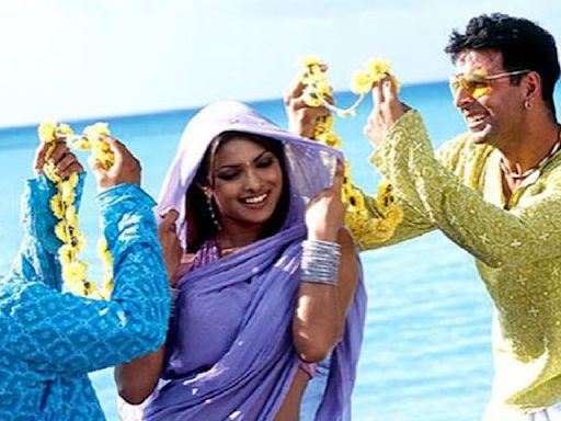 Priyanka Chopra drops BTS pic with Salman Khan and Akshay Kumar from Mujhse Shaadi Karogi: ‘20 years of being Rani’