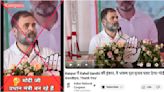 Video of opposition party leader 'conceding defeat' in India 2024 election was doctored