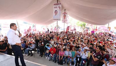 Armenta promete fortalecer 'seguridad que hace falta' en Puebla