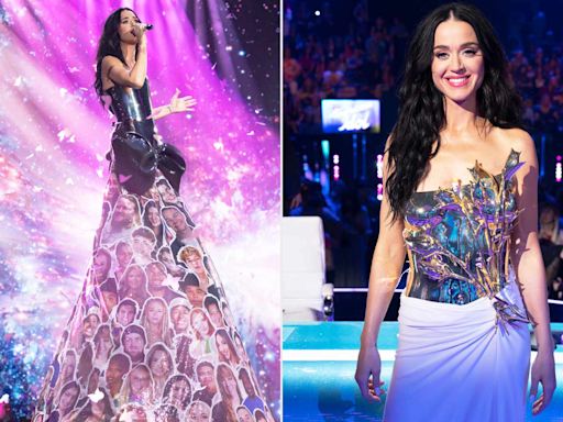 Katy Perry's “American Idol” Finale Looks Include Towering Gown and Sweet Nod to Her 7 Seasons: See the Pieces