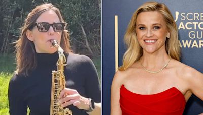 Jennifer Garner Plays the Saxophone for Reese Witherspoon's Birthday in Jazzy Tribute Video