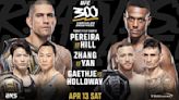 UFC 300: 'Pereira vs. Hill' Live Results and Highlights | BJPenn.com