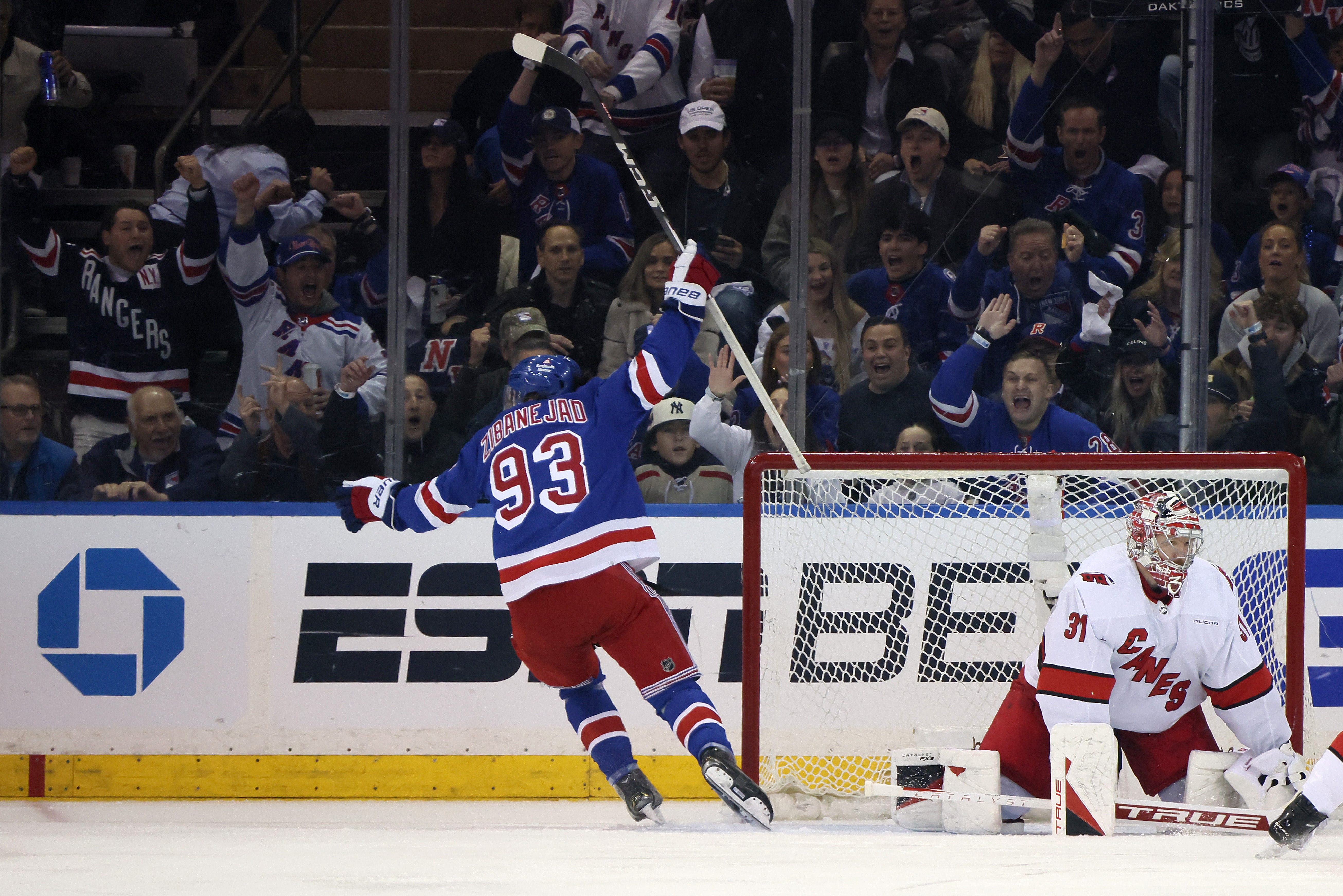 Game 1 takeaways: Mika Zibanejad stays hot to fuel Rangers' fast start vs. Hurricanes