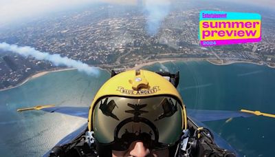 Glen Powell and “Top Gun: Maverick” pilots give exclusive look at “Blue Angels” IMAX doc