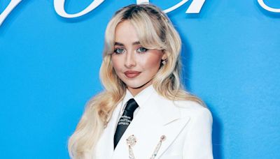 Sabrina Carpenter Wears a Chic White Suit (Minus the Pants!) at Louis Vuitton’s Menswear Show: See Her Look!