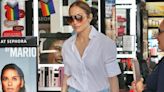 The Jennifer Lopez Key to Elevating a Basic White Shirt and Jeans