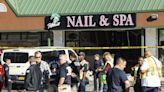 Minivan slams into a Long Island nail salon, killing 4 and injuring 9, fire official says