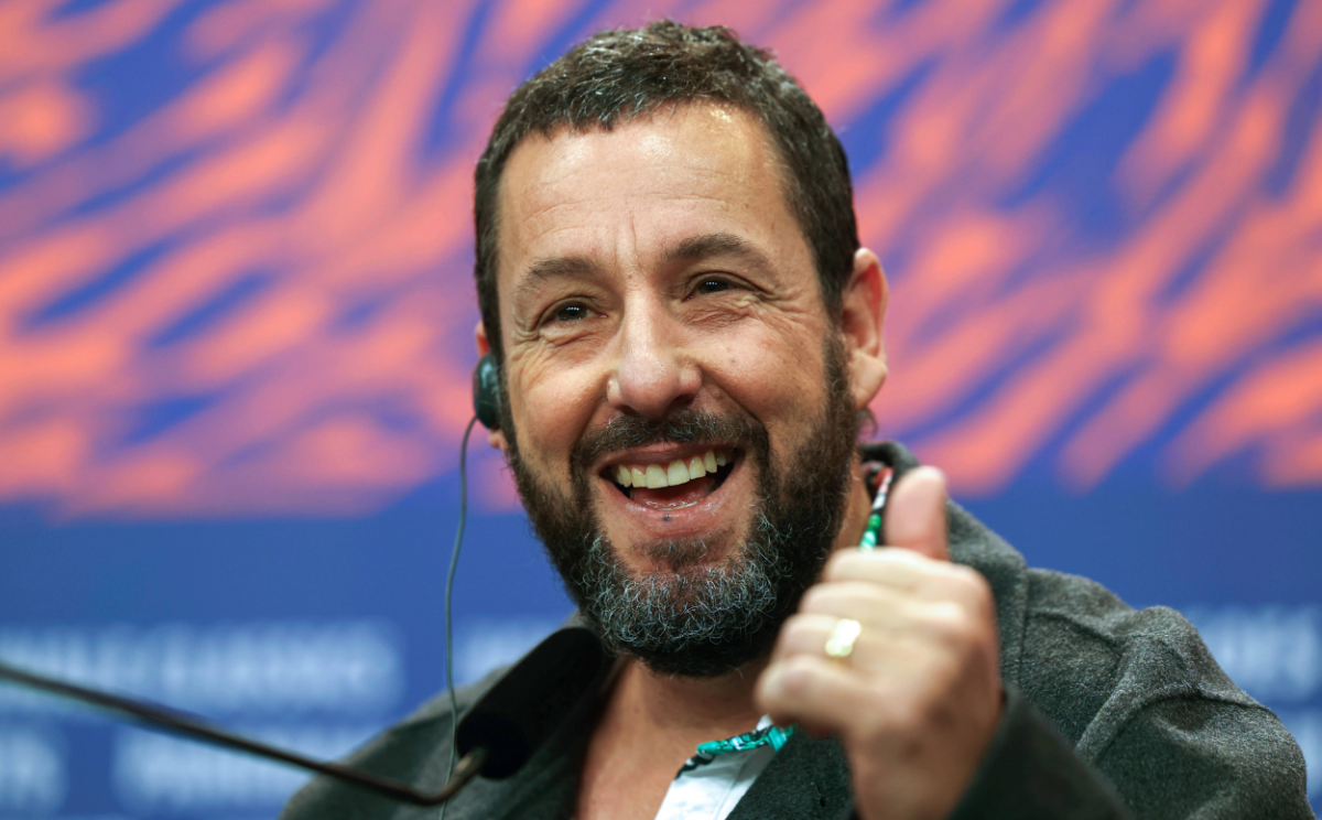 Adam Sandler and Wife Seen in Rare PDA Moment in Milan