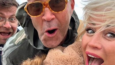 Big Breakfast hosts Johnny Vaughan and Denise Van Outen reunite