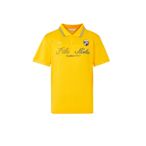 FILA #奧運系列 男吸濕排汗短袖POLO衫-黃色 1POY-1502-YE